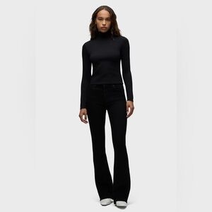 Hudson retails 198 Barbara bootcut black denim